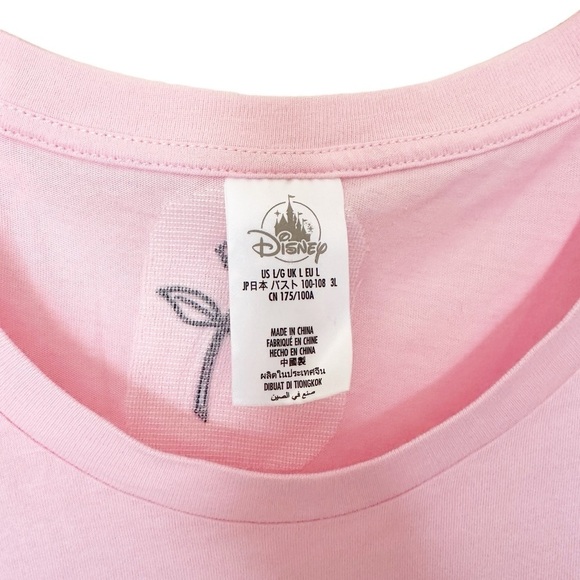 Disney Aurora Sleeping Beauty Long Sleeve Pink Shirt  Size Large - Picture 3 of 9